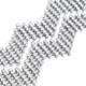 44" Silver 5 Row Diamante Zigzag Design waist Belt Women Fashion Accessory
